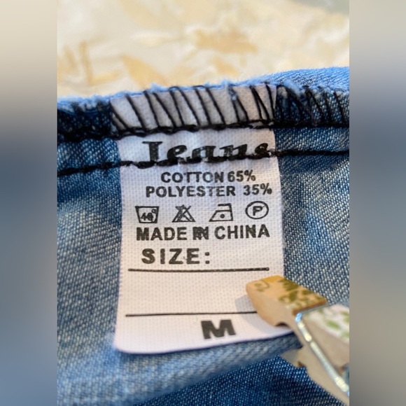 Nwot ”Jeans” Sz-L Moms Basic Cut-Offs Denim 4 Pocket Shorts-Cute & Comfy Cool - Picture 15 of 16